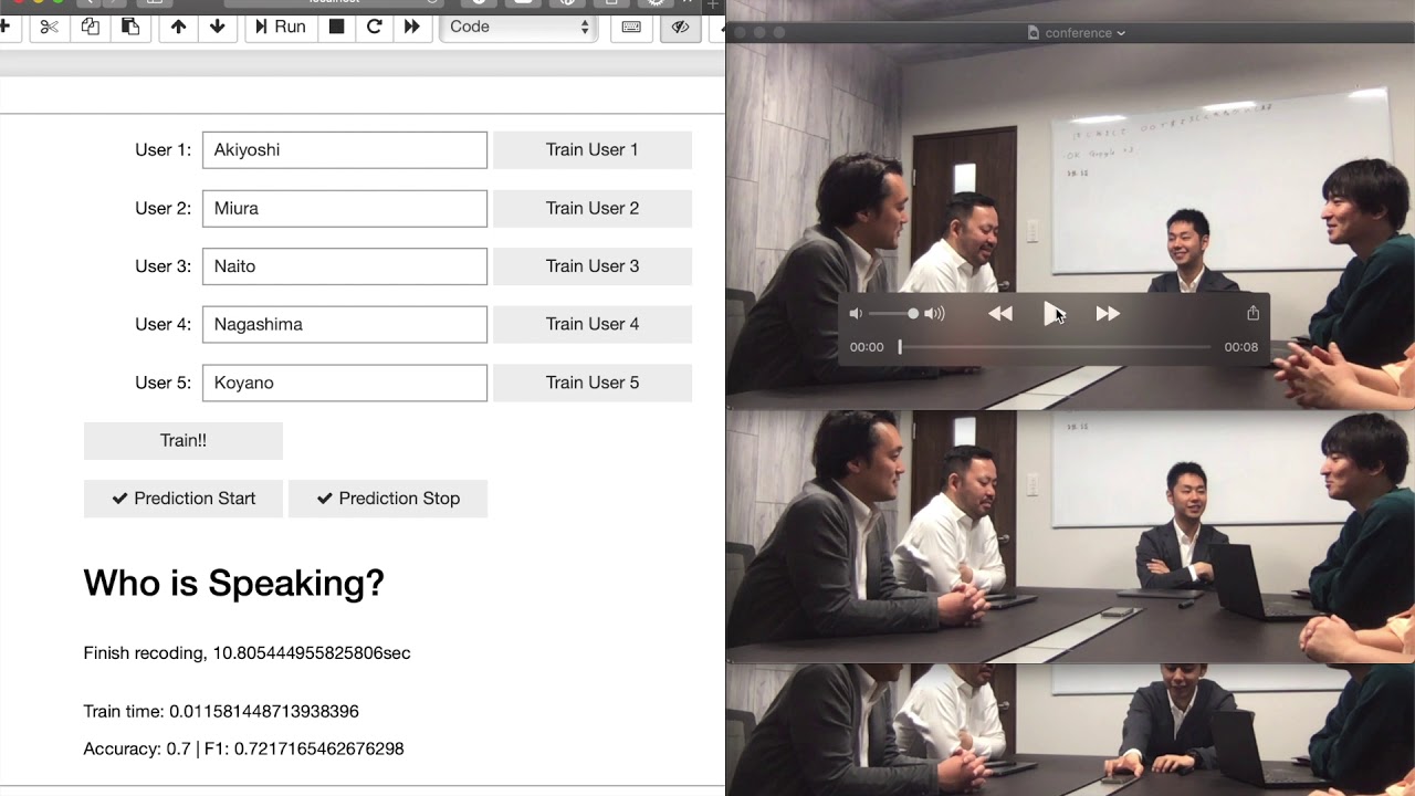 Speaker Recognition Demo with Qore